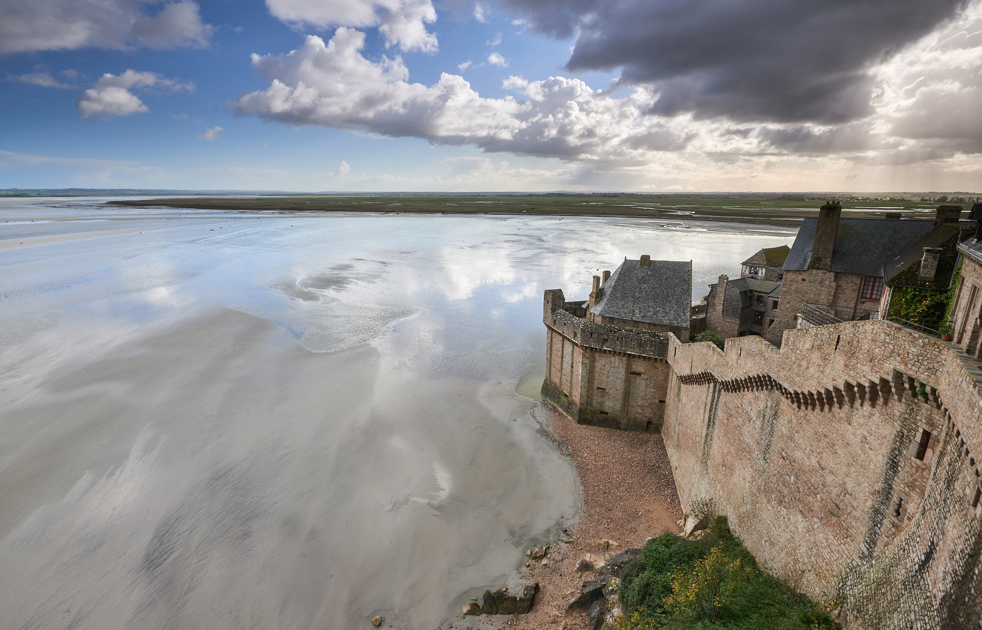Mont Saint-Michel from a distance