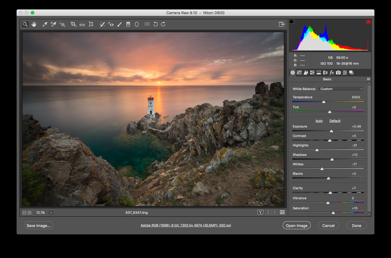 Adobe Photoshop DNG import dialog showing compression options